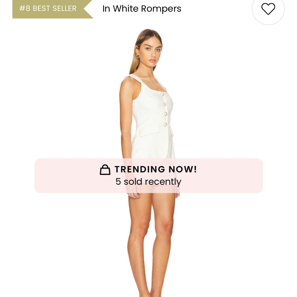 Stylish White Romper